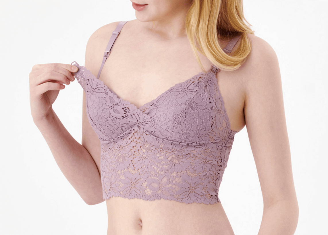 Eco-friendly Blossom nursing Bralette