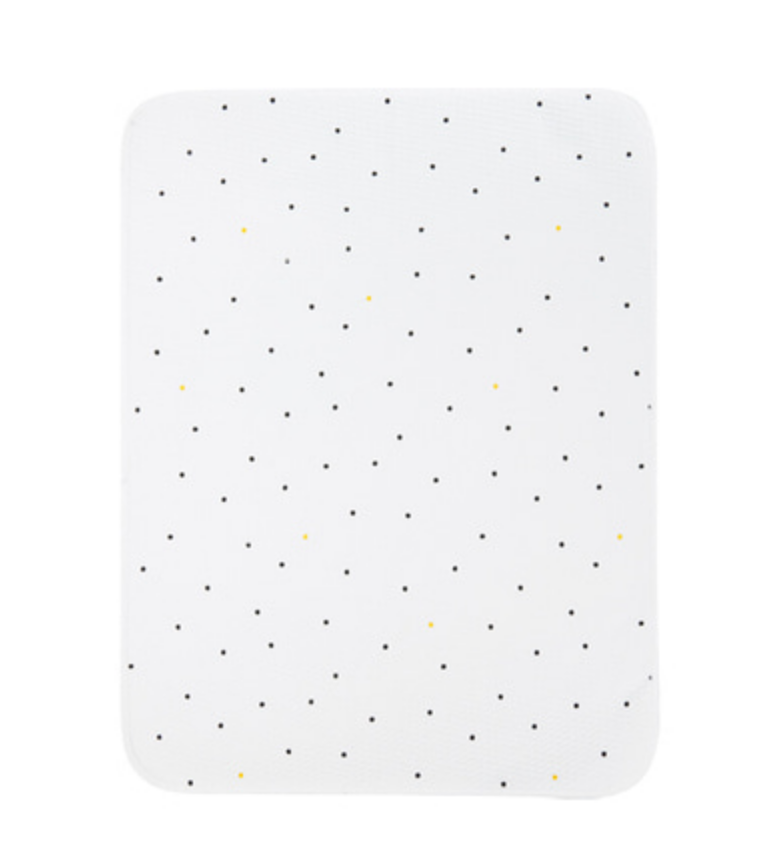 Little dot waterproof diaper changing mat, 65 x 85 cm, cotton and polyester, made in Korea