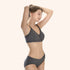 Woman wearing a comfortable, eco-friendly bamboo bra with soft texture, excellent breathability, and hygienic material.