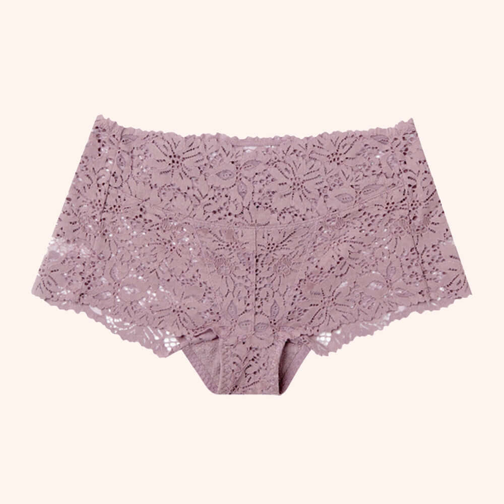 Blossom pregnant women panties with V-WRAP design and flower lace, offering elegant style and comfortable support throughout pregnancy.