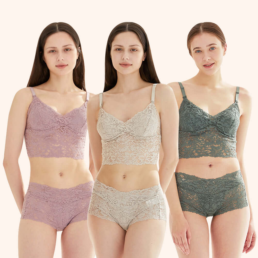 Eco-friendly Blossom nursing Bralette