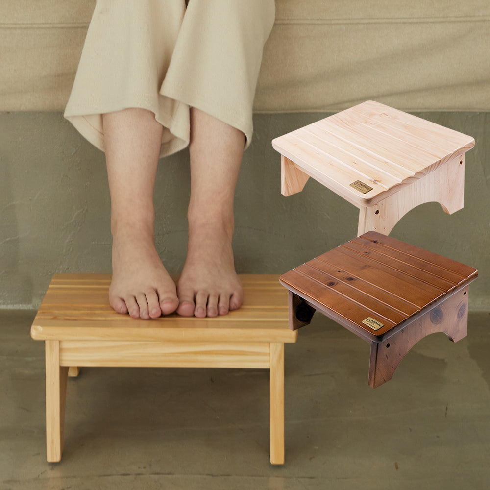 Eco-friendly Wooden foot stool for breastfeeding