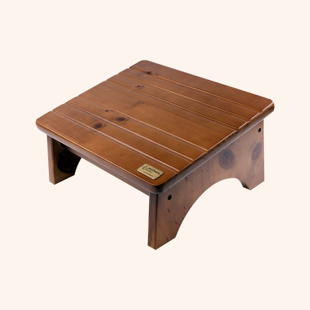 Eco-friendly Wooden foot stool for breastfeeding