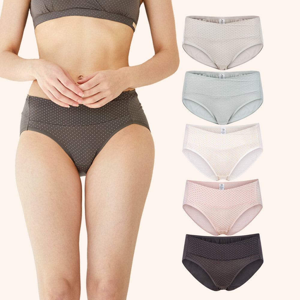 Eco-friendly tencel dot panties