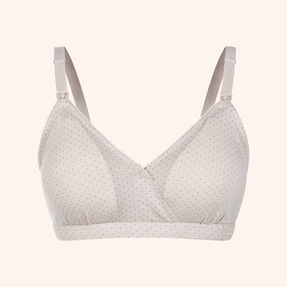 Eco-friendly Tencel Dot Nursing Bra