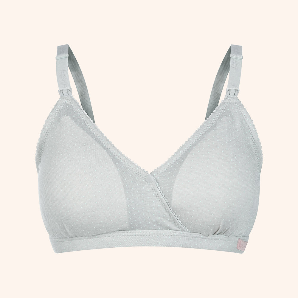 Eco-friendly Tencel Dot Nursing Bra