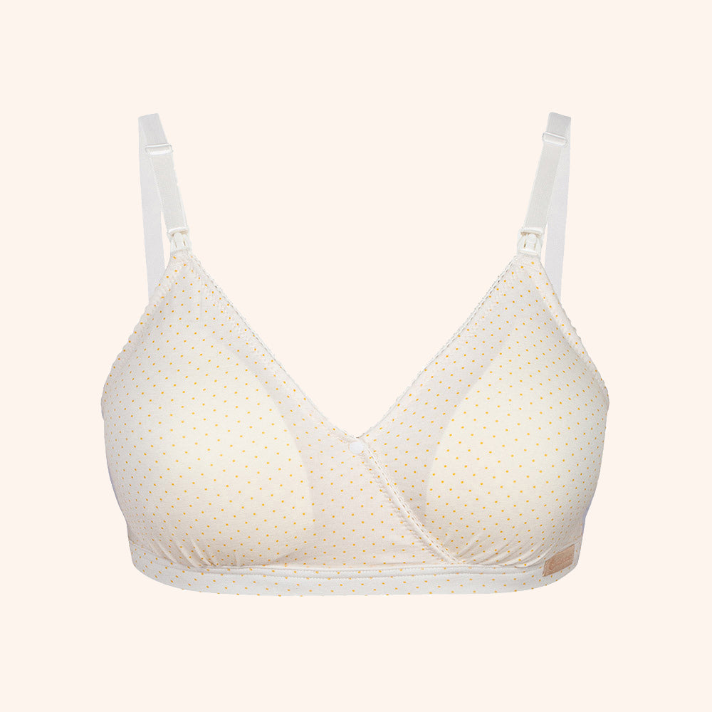 Eco-friendly Tencel Dot Nursing Bra