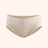 Mothersbaby Ri:bir panty made from eco-friendly materials, designed for soft comfort and perfect fit for pregnant women, in beige.